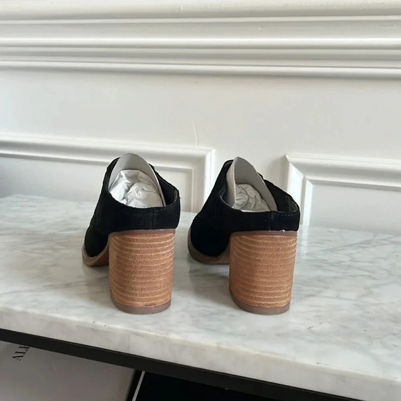 NWT Aqua College black suede bootie slip on 6.5 - Picture 3 of 7